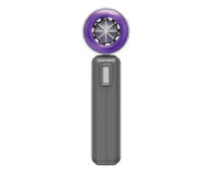 Verbatim Cool’n’Go AirJet Handheld Fan Grey/Purple - 1355405 - zdjęcie 2
